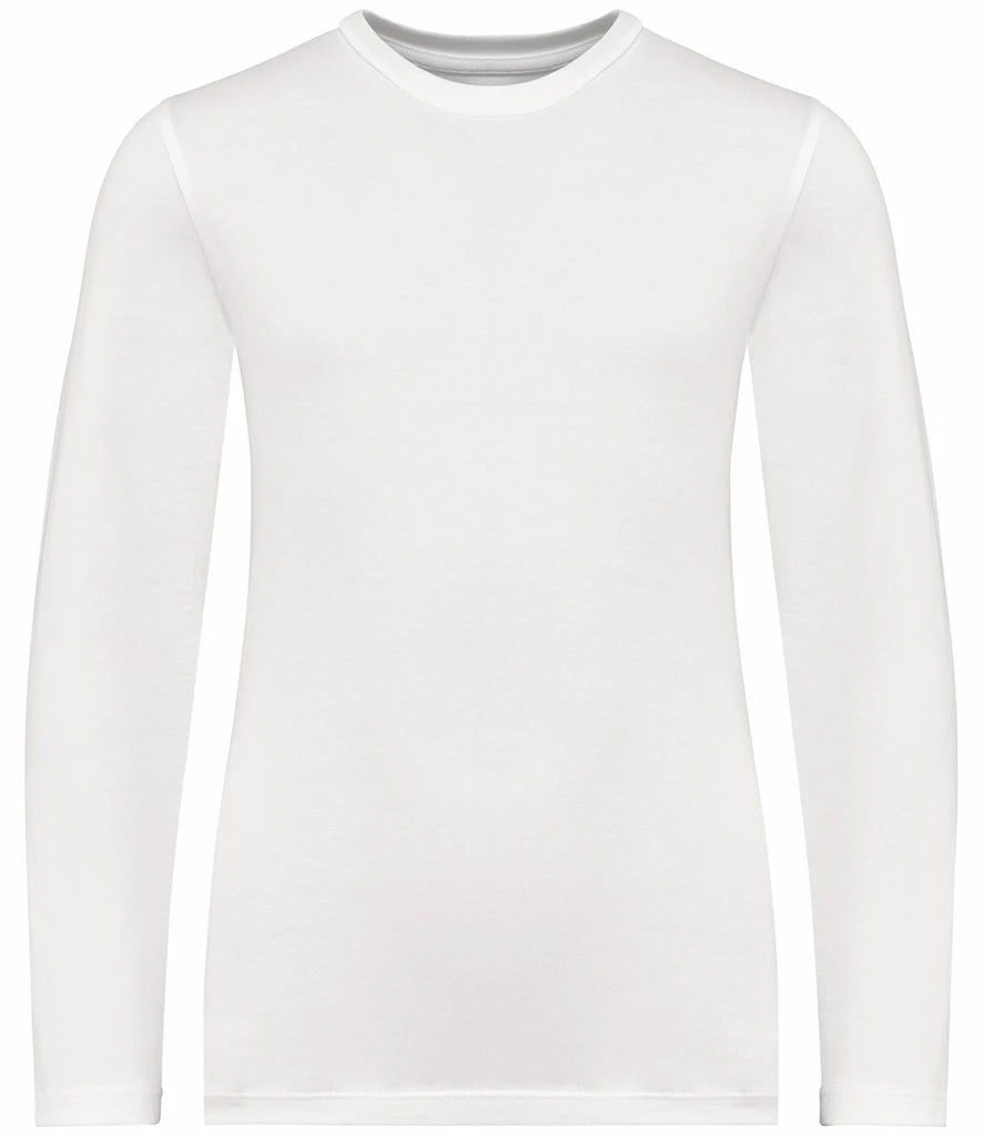 Native Spirit Kids Long Sleeve T-Shirt — White