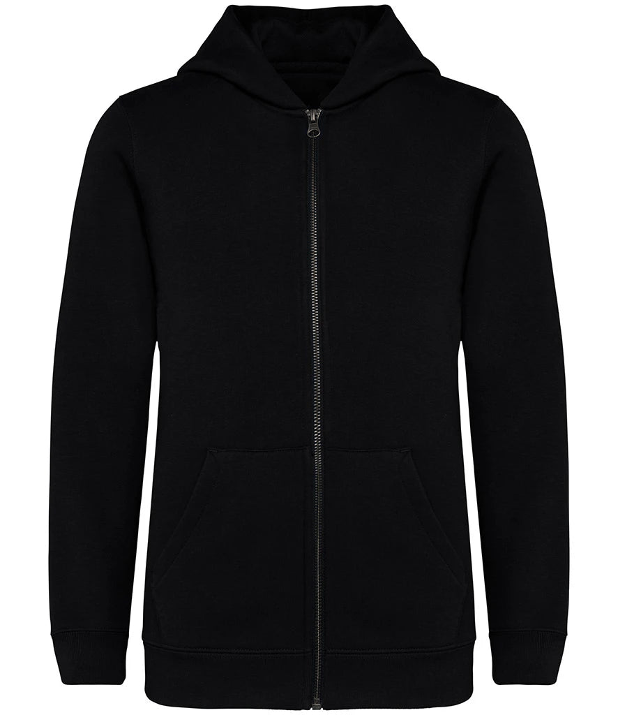 Native Spirit Kids Full Zip Hoodie — Black