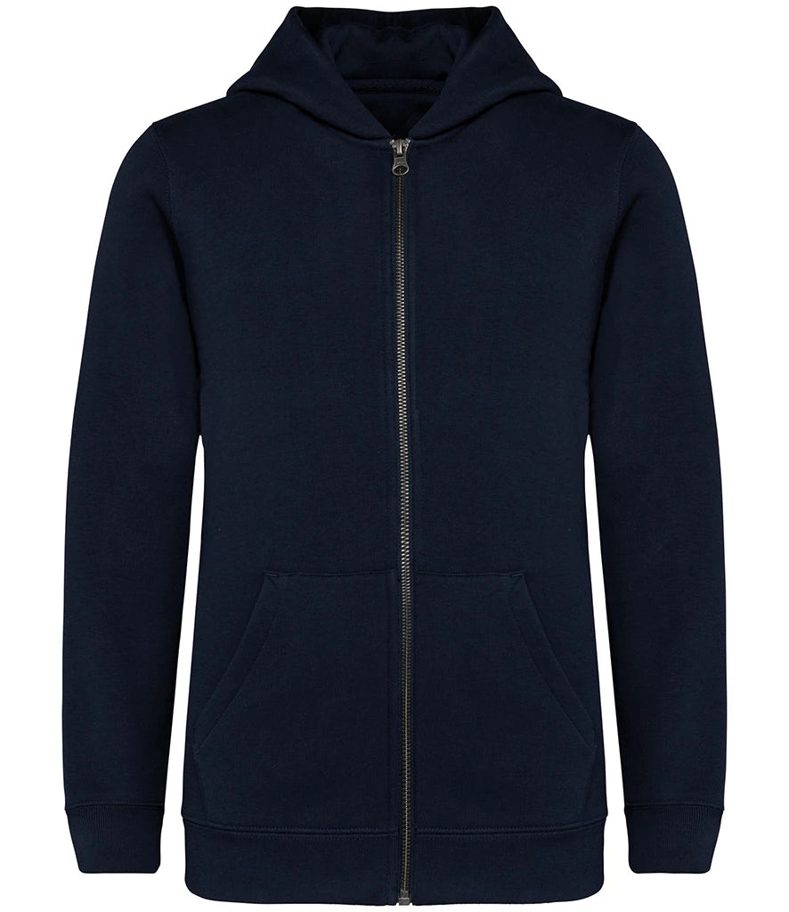 Native Spirit Kids Full Zip Hoodie — Navy