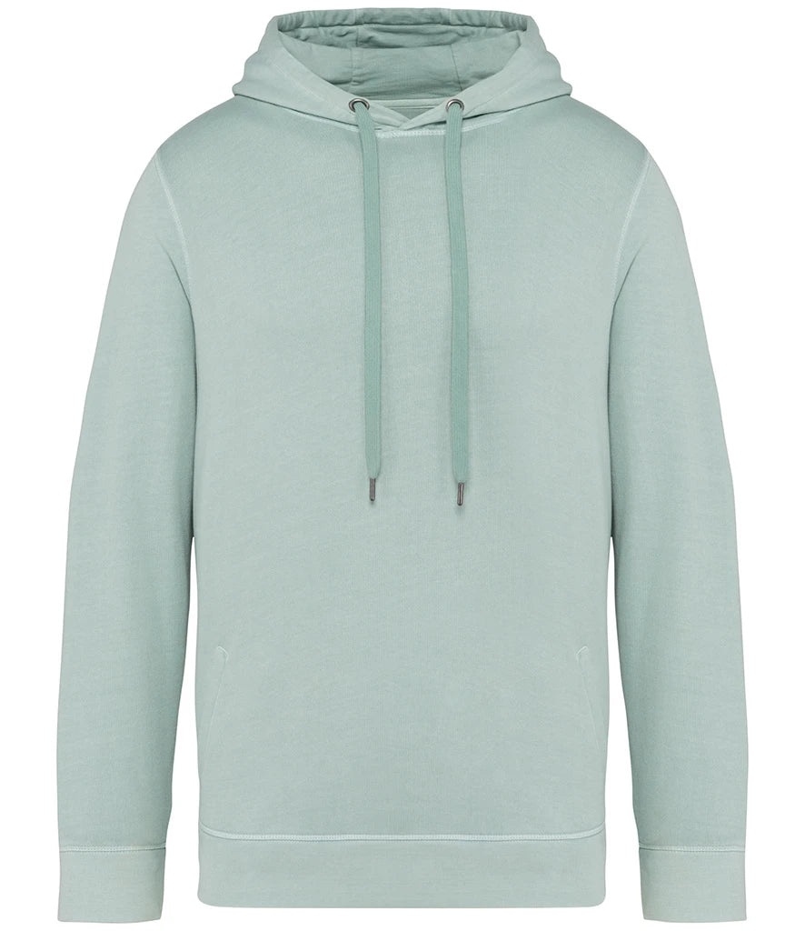 Native Spirit Unisex Terry 280 Hoodie — Washed Jade Green