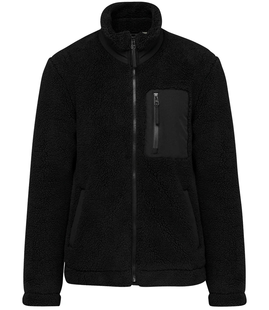 Native Spirit Unisex Sherpa Jacket — Black
