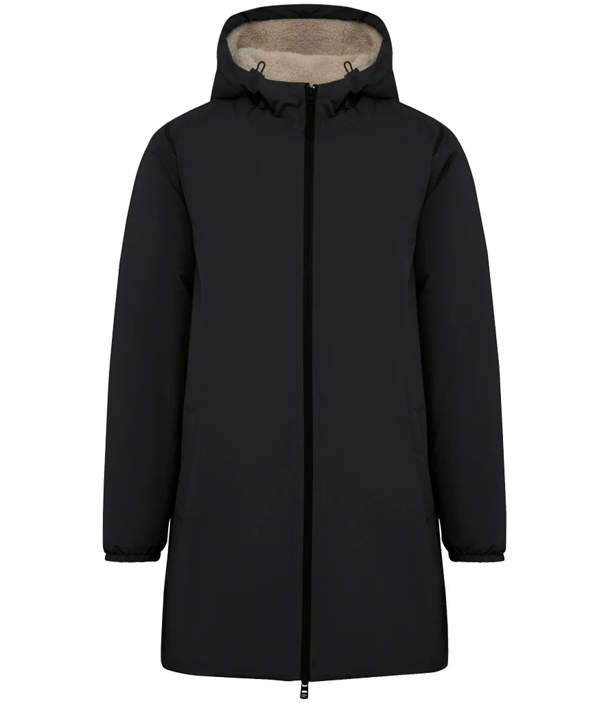 Native Spirit Unisex Sherpa Lined Waterproof Jacket — Black