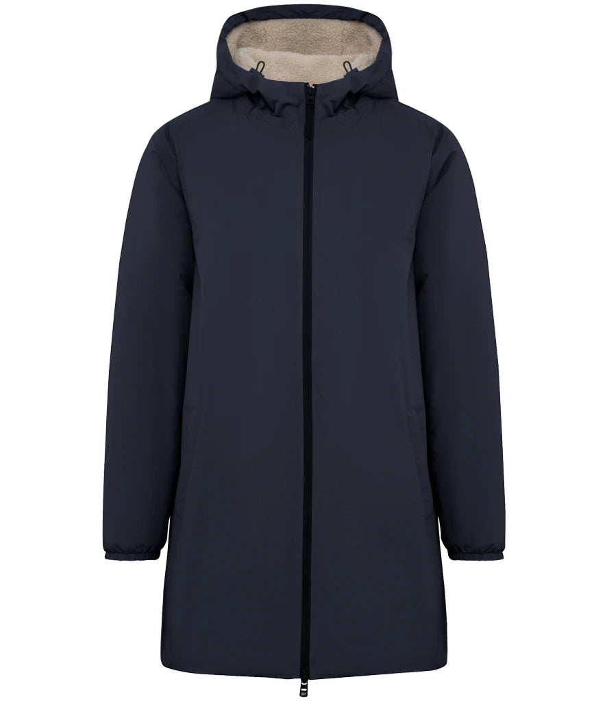 Native Spirit Unisex Sherpa Lined Waterproof Jacket — Navy