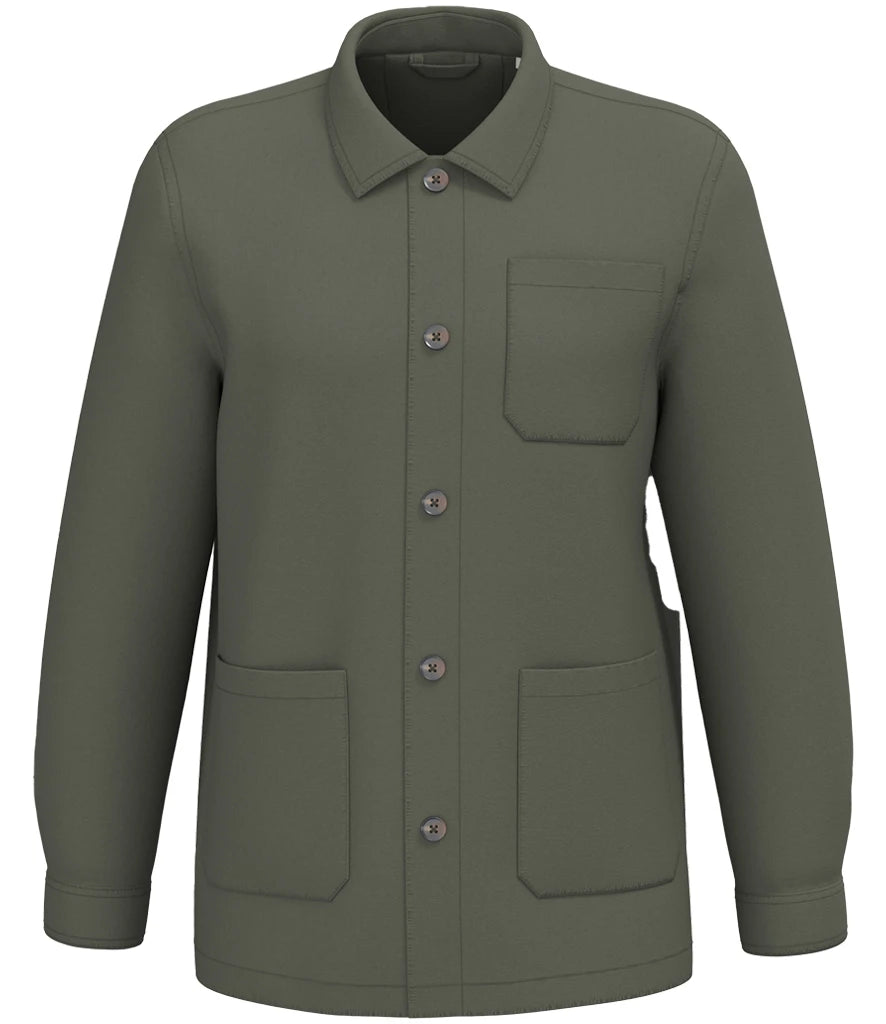 Native Spirit Washed Effect Work Jacket — Washed Organic Khaki