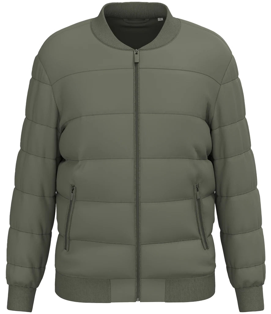 Native Spirit Unisex Jacket in Organic Khaki, front view