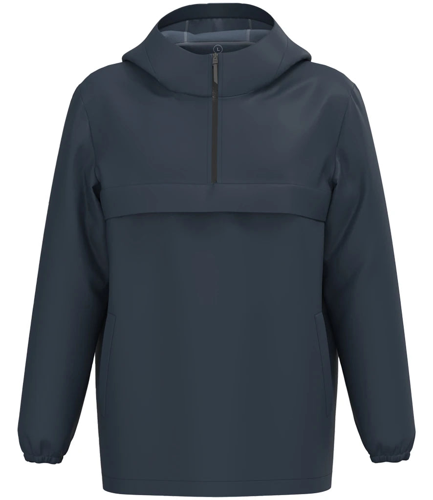 Native Spirit Unisex Waterproof 1/4 Zip Windbreaker — Navy
