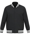 Native Spirit Unisex Varsity Padded Jacket — Black