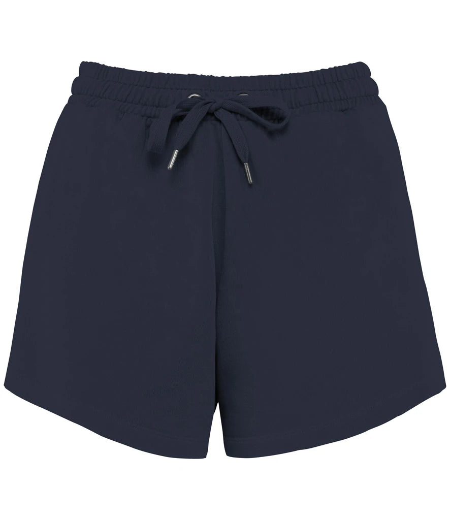 Native Spirit Ladies Terry 280 Shorts — Washed Navy