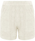 Native Spirit Kids Terry Towel Shorts — Ivory