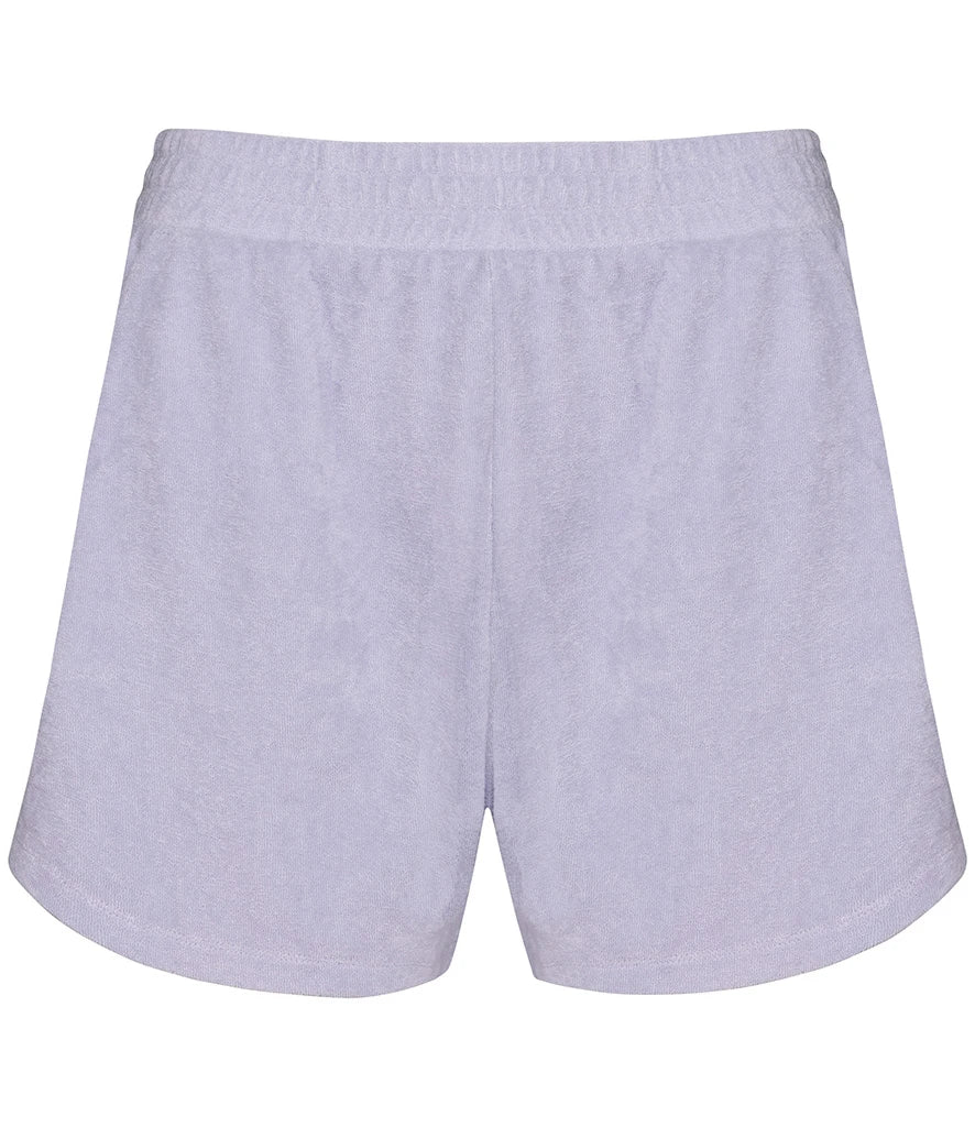 Native Spirit Ladies Terry Towel Shorts — Parma