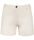 Native Spirit Ladies Chino Shorts — Ivory