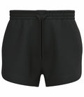 Native Spirit Ladies French Terry Shorts — Black