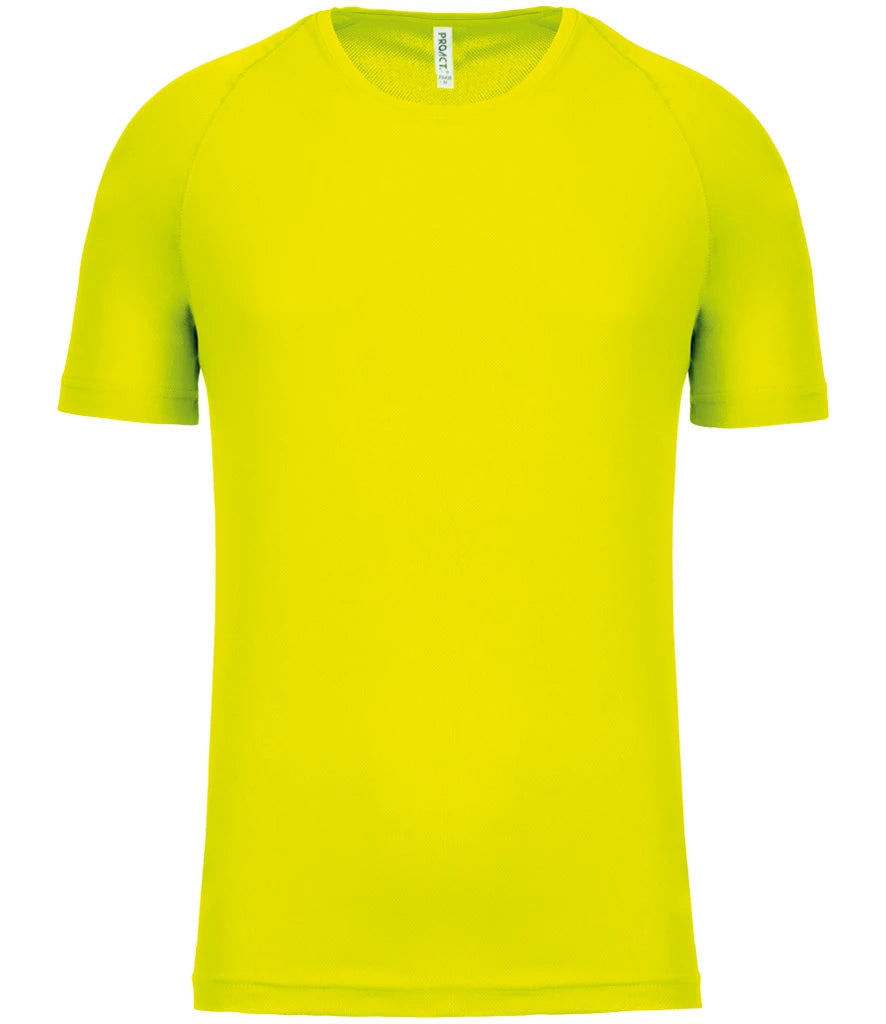 Proact Performance T-Shirt — Fluorescent Yellow