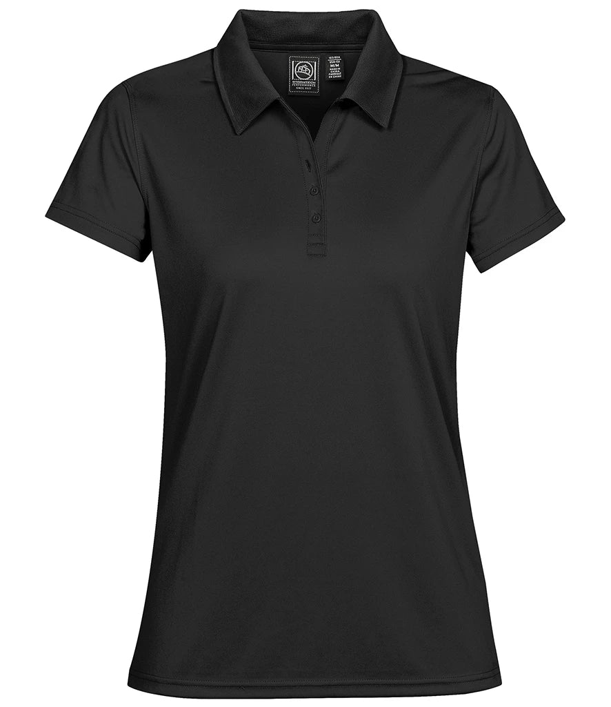 Stormtech Ladies Eclipse H2X-DRY® Piqué Polo Shirt — Black