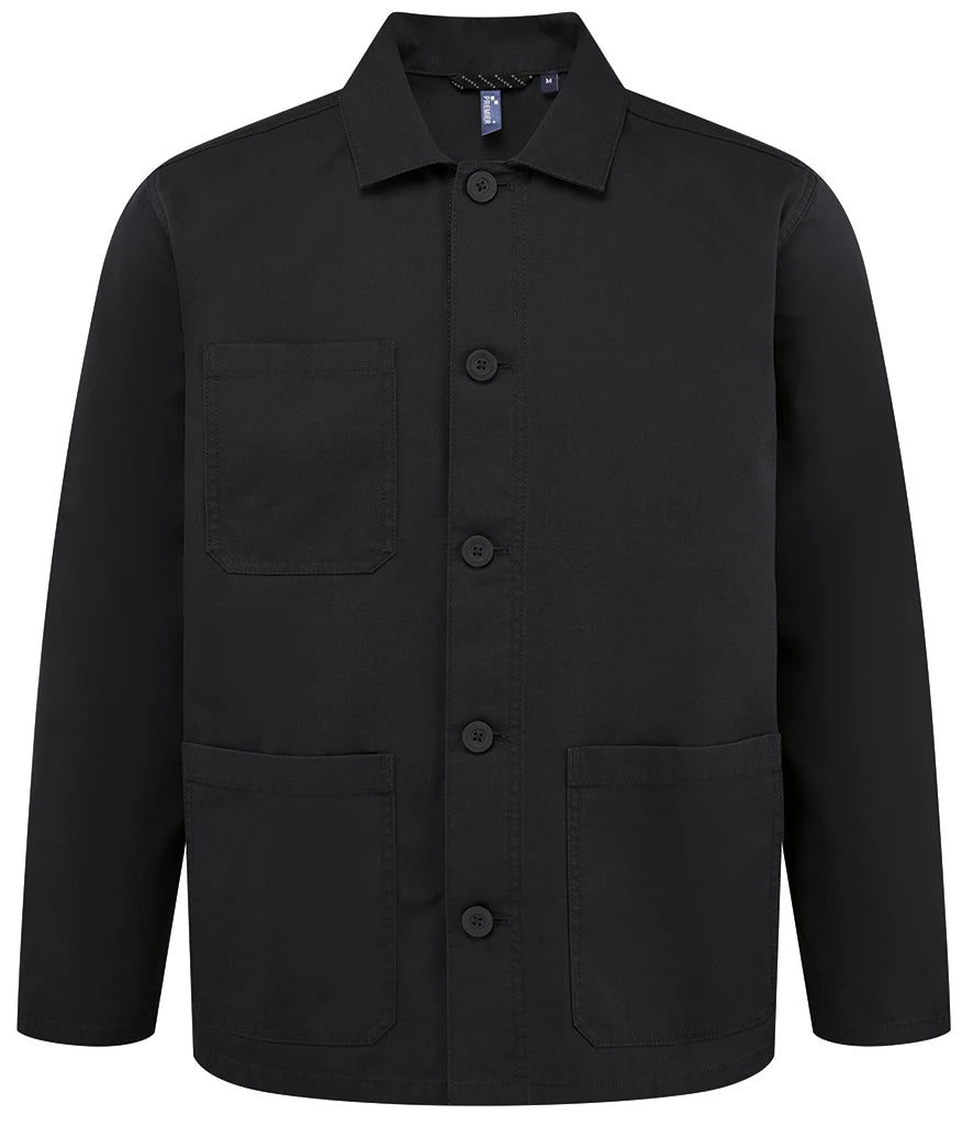 Premier Unisex Utility 2.0 Chore Jacket — Stay Black