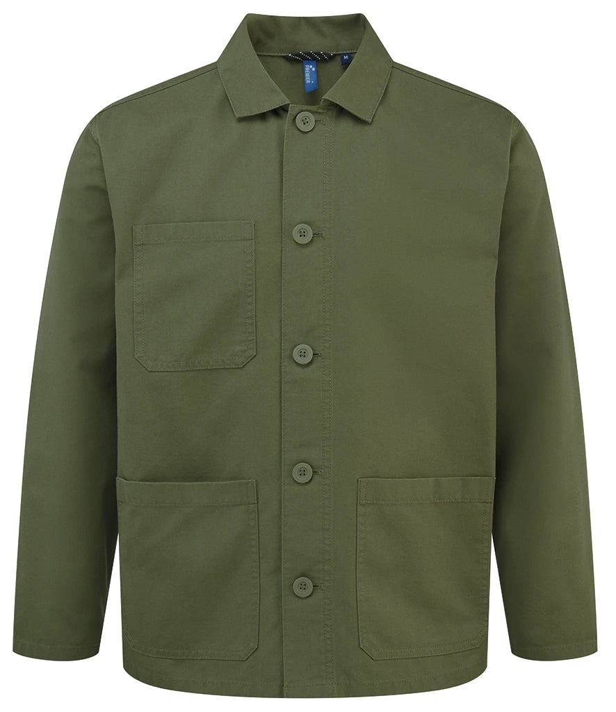 Premier Unisex Utility 2.0 Chore Jacket — Stay Olive