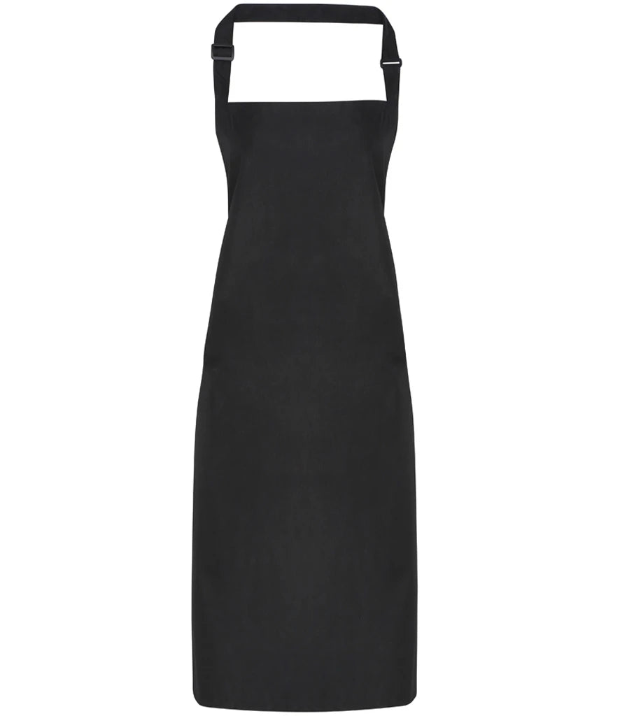 Premier Waterproof Bib Apron — Black