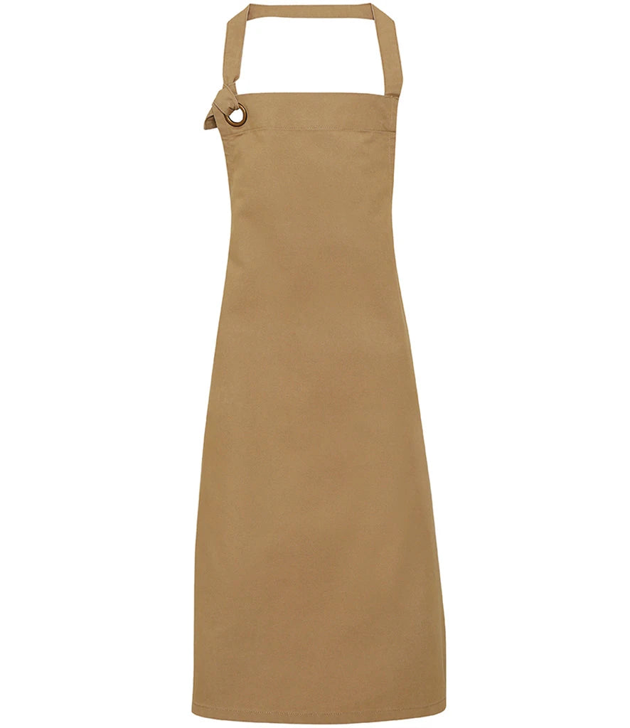 Premier Calibre Bib Apron — Khaki