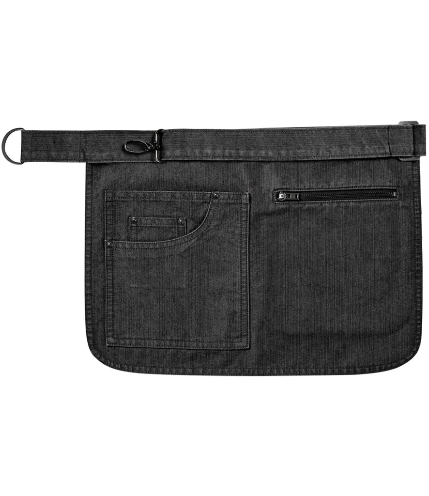 Premier Metro Utility Hip Apron — Black Denim
