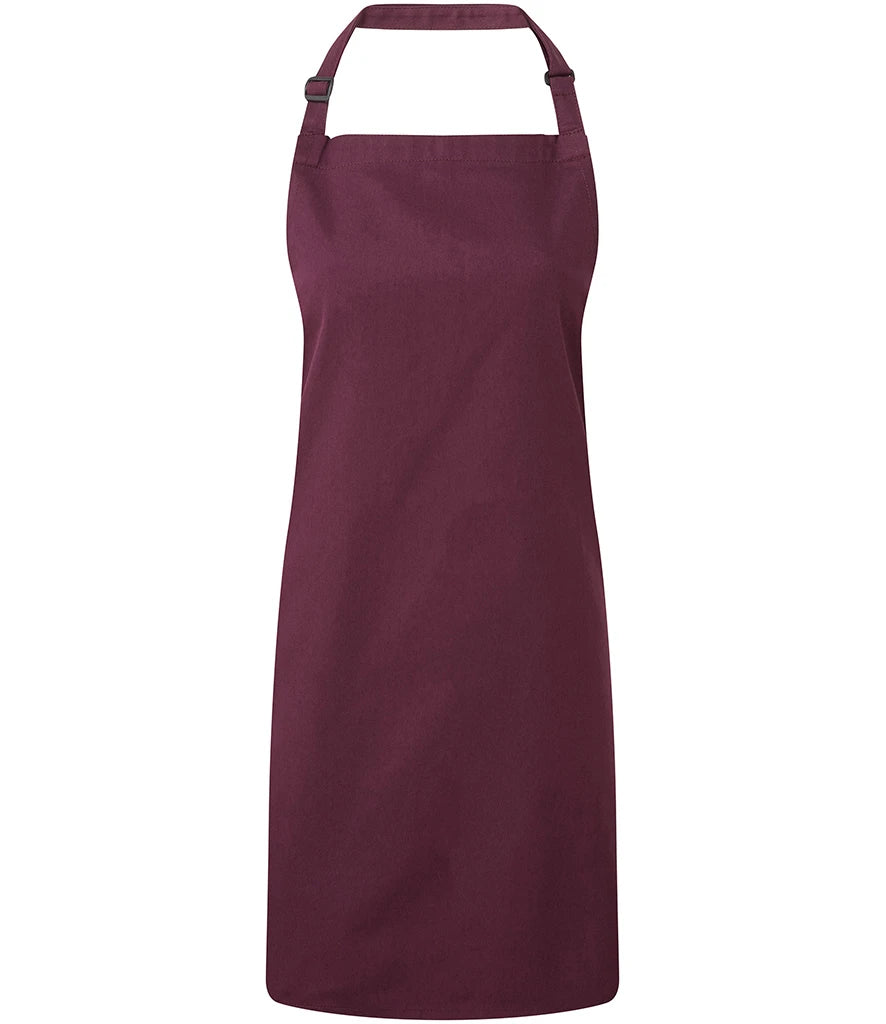 Premier 'Colours' Bib Apron — Aubergine