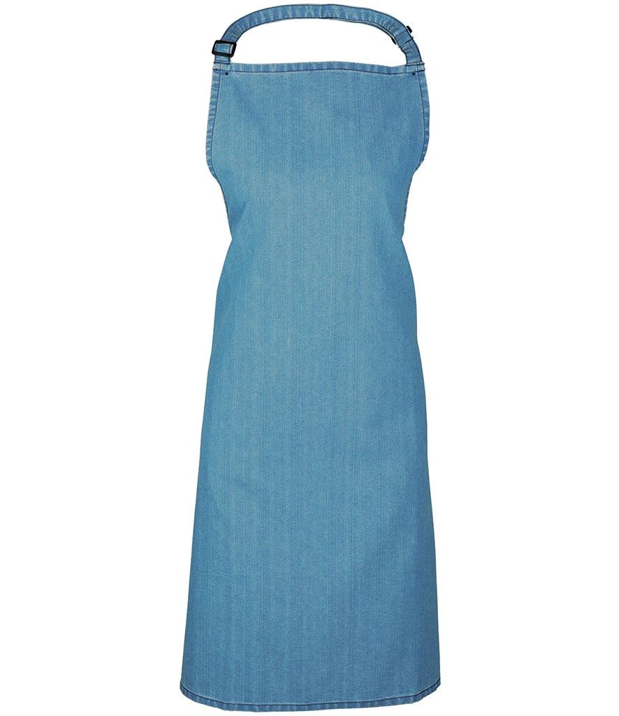 Premier 'Colours' Bib Apron — Blue Denim