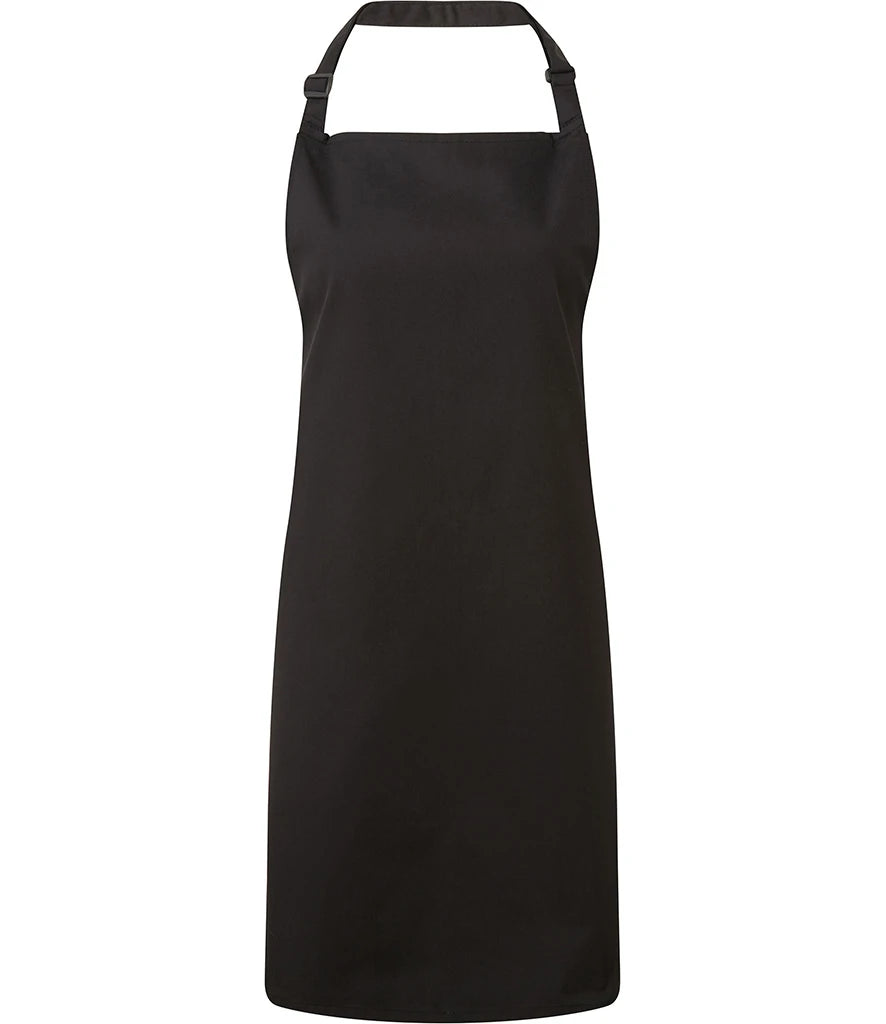 Premier 'Colours' Bib Apron — Black