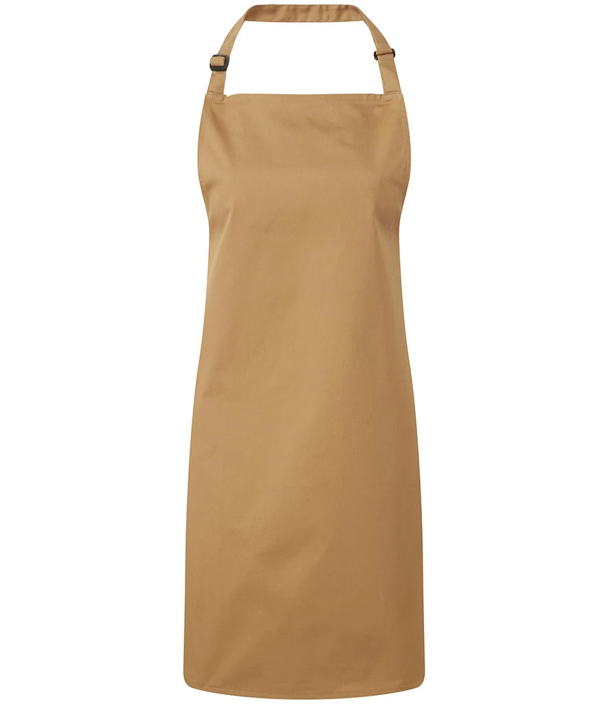 Premier 'Colours' Bib Apron — Camel