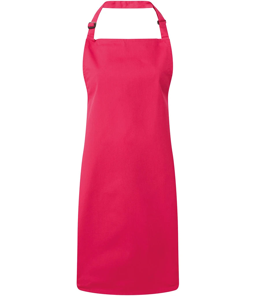 Premier 'Colours' Bib Apron — Hot Pink