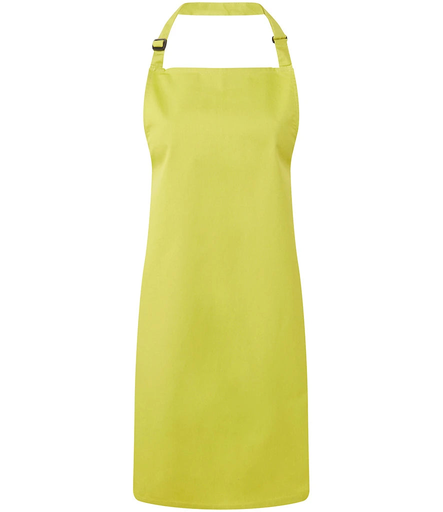 Premier 'Colours' Bib Apron — Lime Green