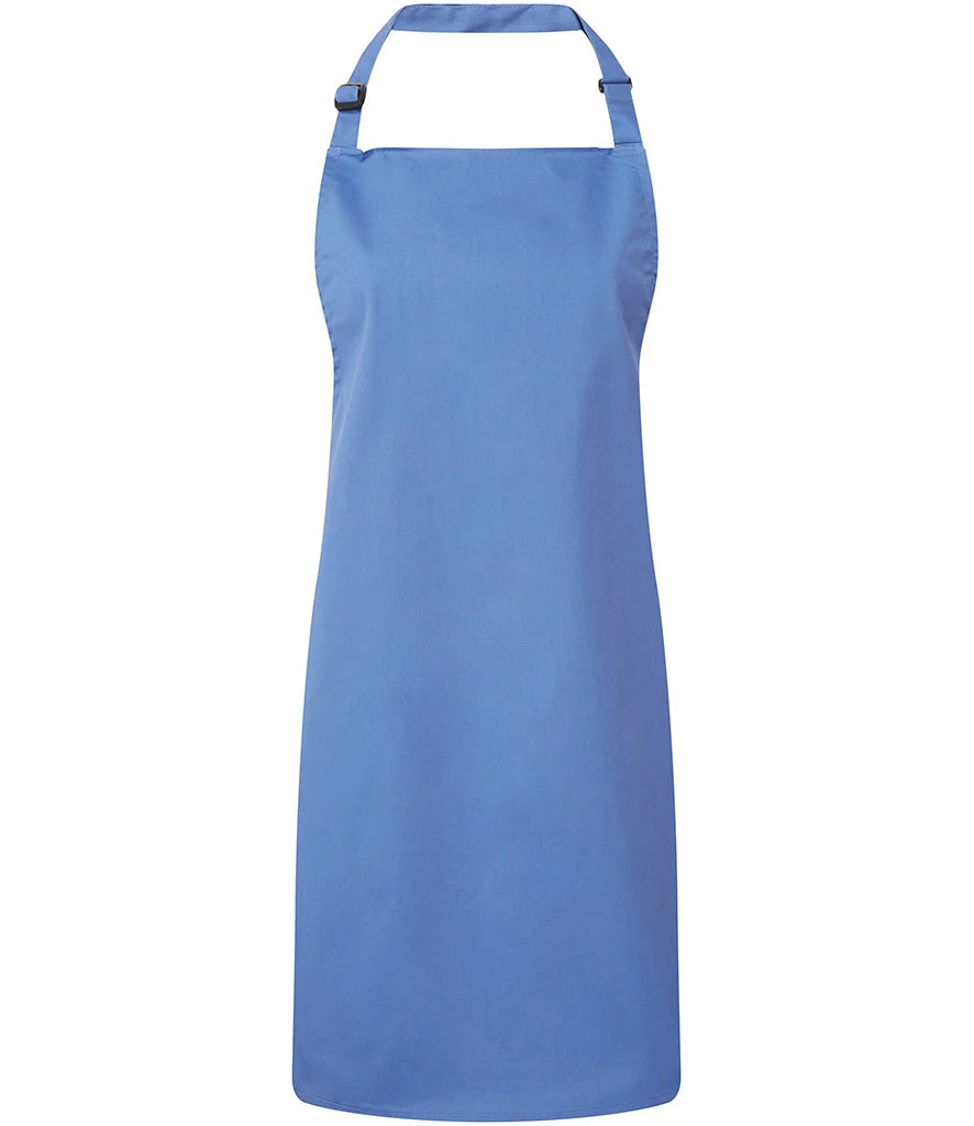 Premier 'Colours' Bib Apron — Mid Blue