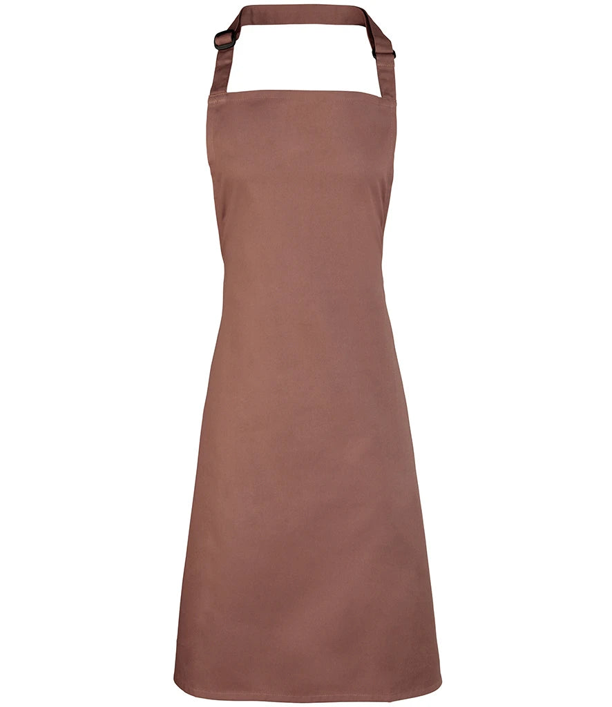 Premier 'Colours' Bib Apron — Mocha