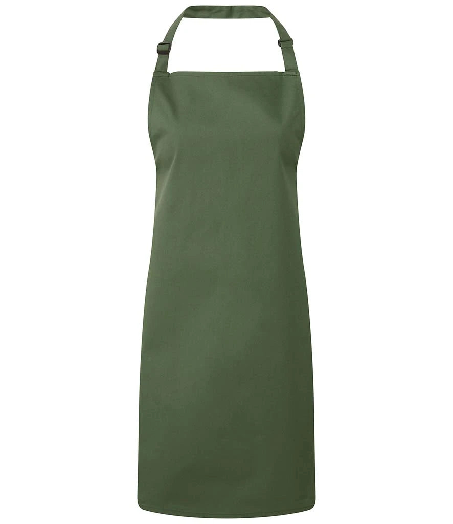 Premier 'Colours' Bib Apron — Moss