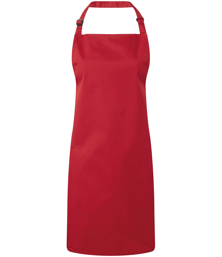 Premier 'Colours' Bib Apron — Red
