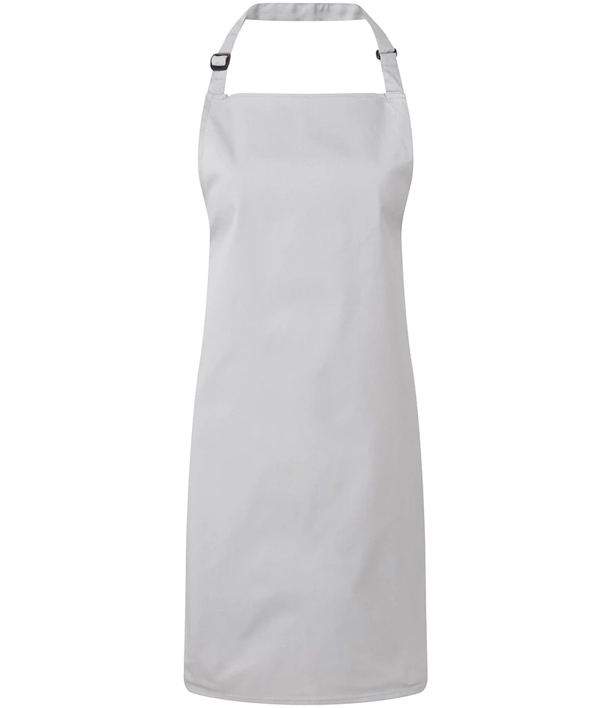 Premier 'Colours' Bib Apron — Silver