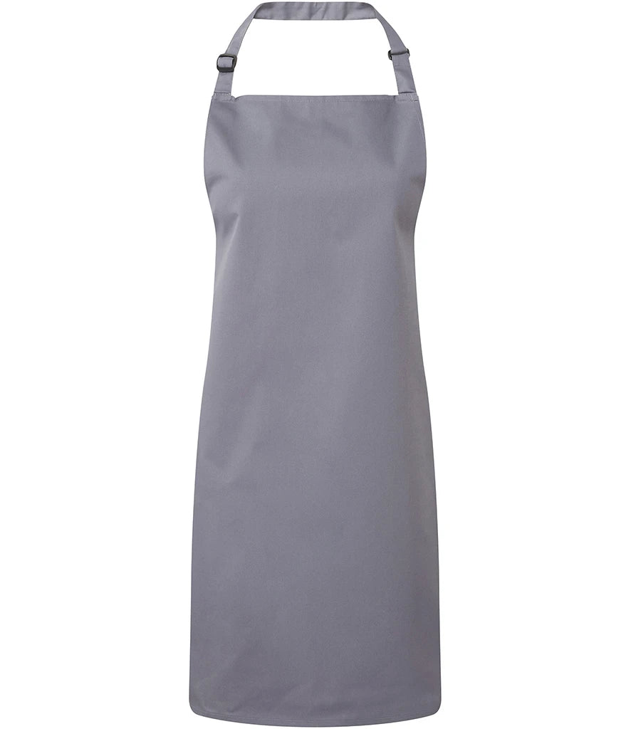 Premier 'Colours' Bib Apron — Steel