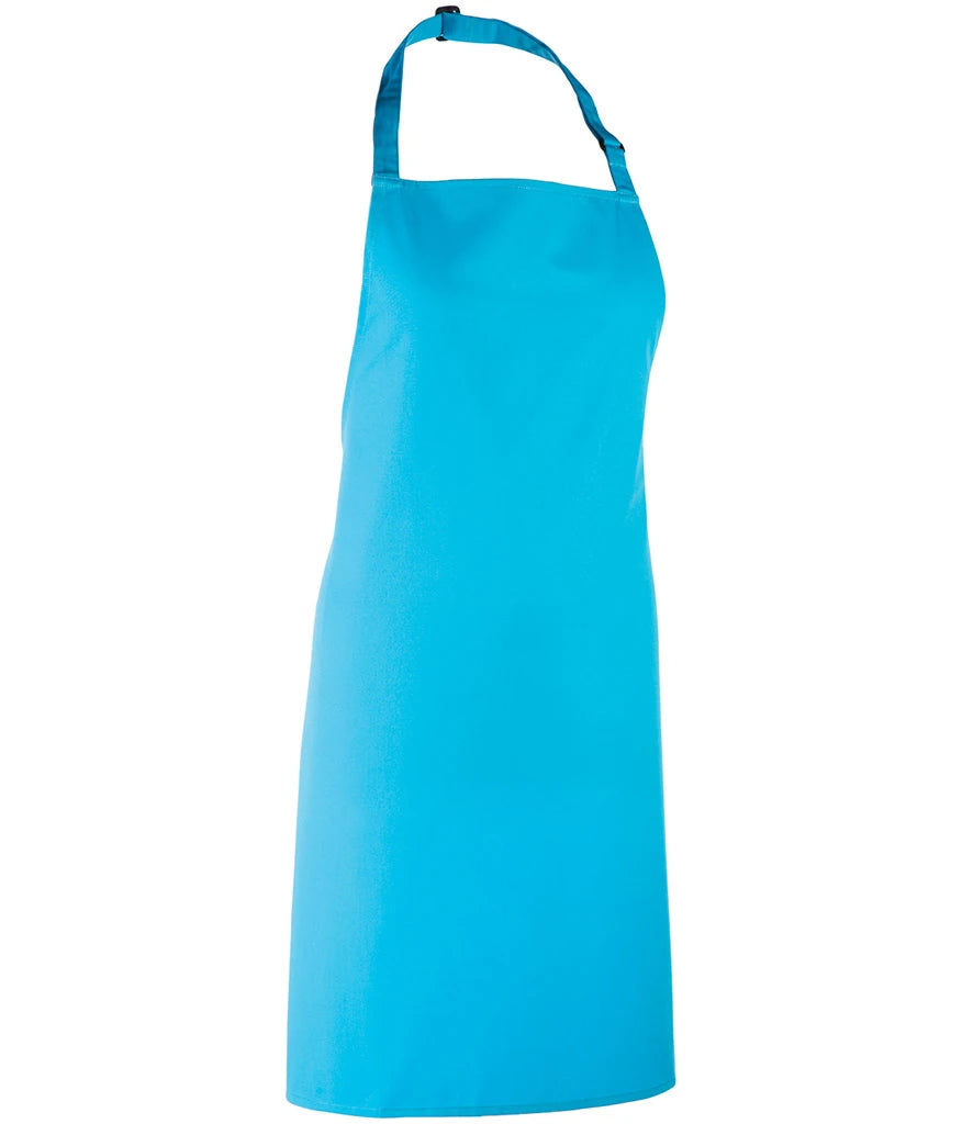 Premier 'Colours' Bib Apron — Turquoise Blue