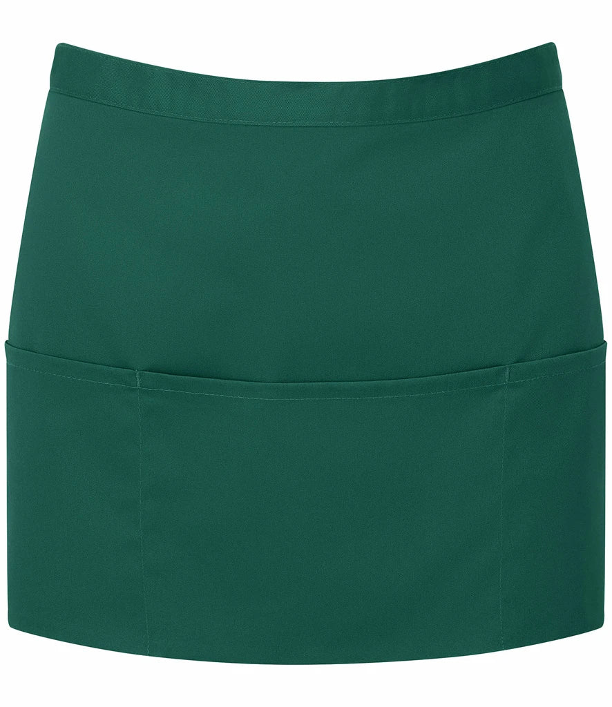 Premier 'Colours' 3 Pocket Apron — Bottle Green