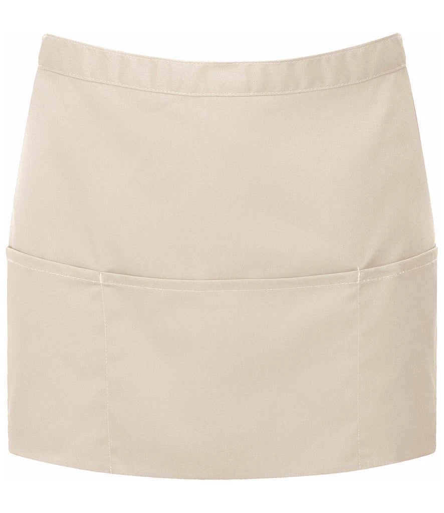 Premier 'Colours' 3 Pocket Apron — Natural