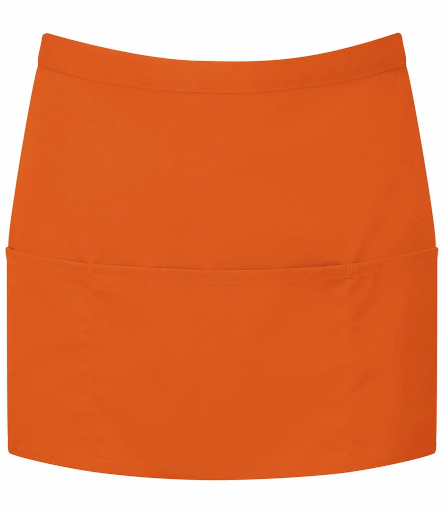 Premier 'Colours' 3 Pocket Apron — Orange