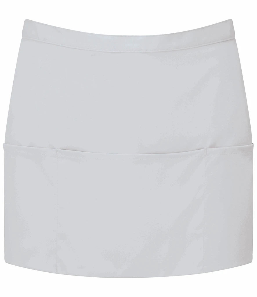 Premier 'Colours' 3 Pocket Apron — Silver