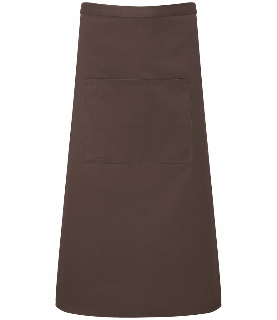 Premier 'Colours' Bar Apron — Brown