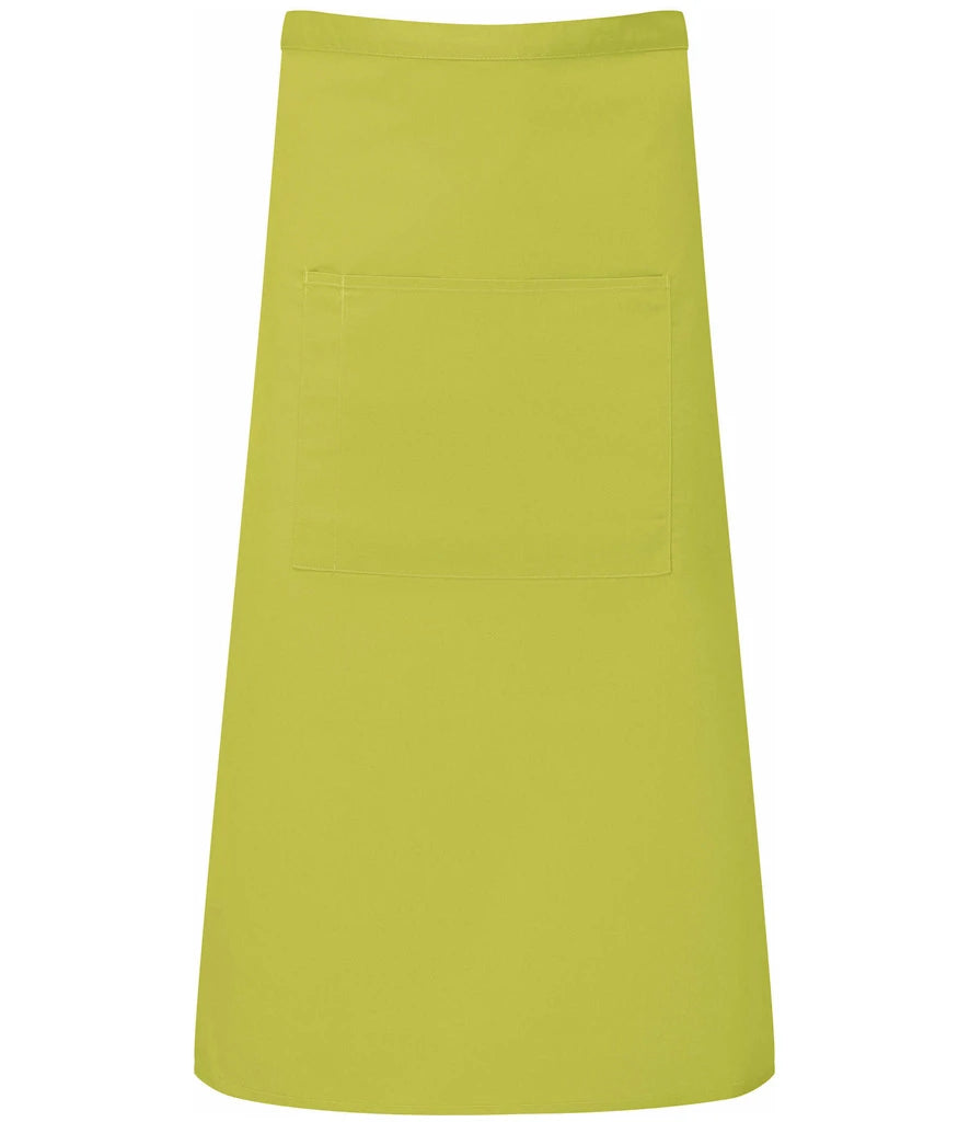 Premier 'Colours' Bar Apron — Lime Green