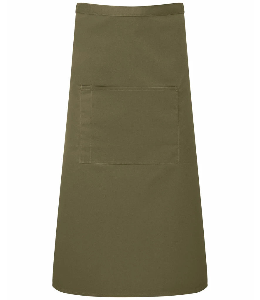 Premier 'Colours' Bar Apron — Olive Green