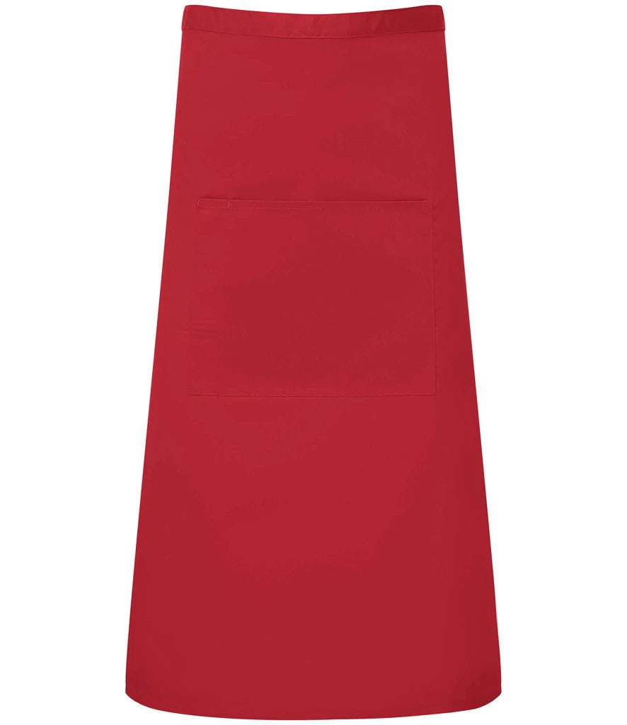 Premier 'Colours' Bar Apron — Red
