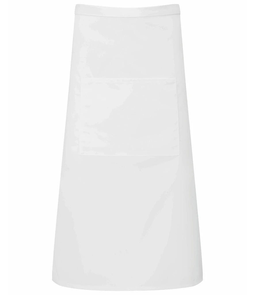Premier 'Colours' Bar Apron — White