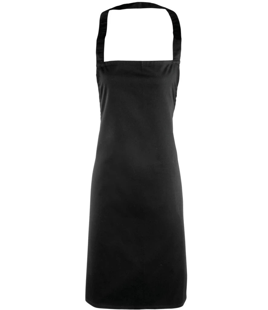 Premier Essential Bib Apron — Black