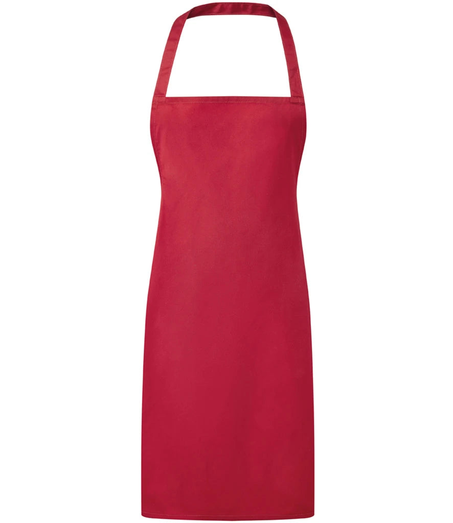 Premier Essential Bib Apron — Red