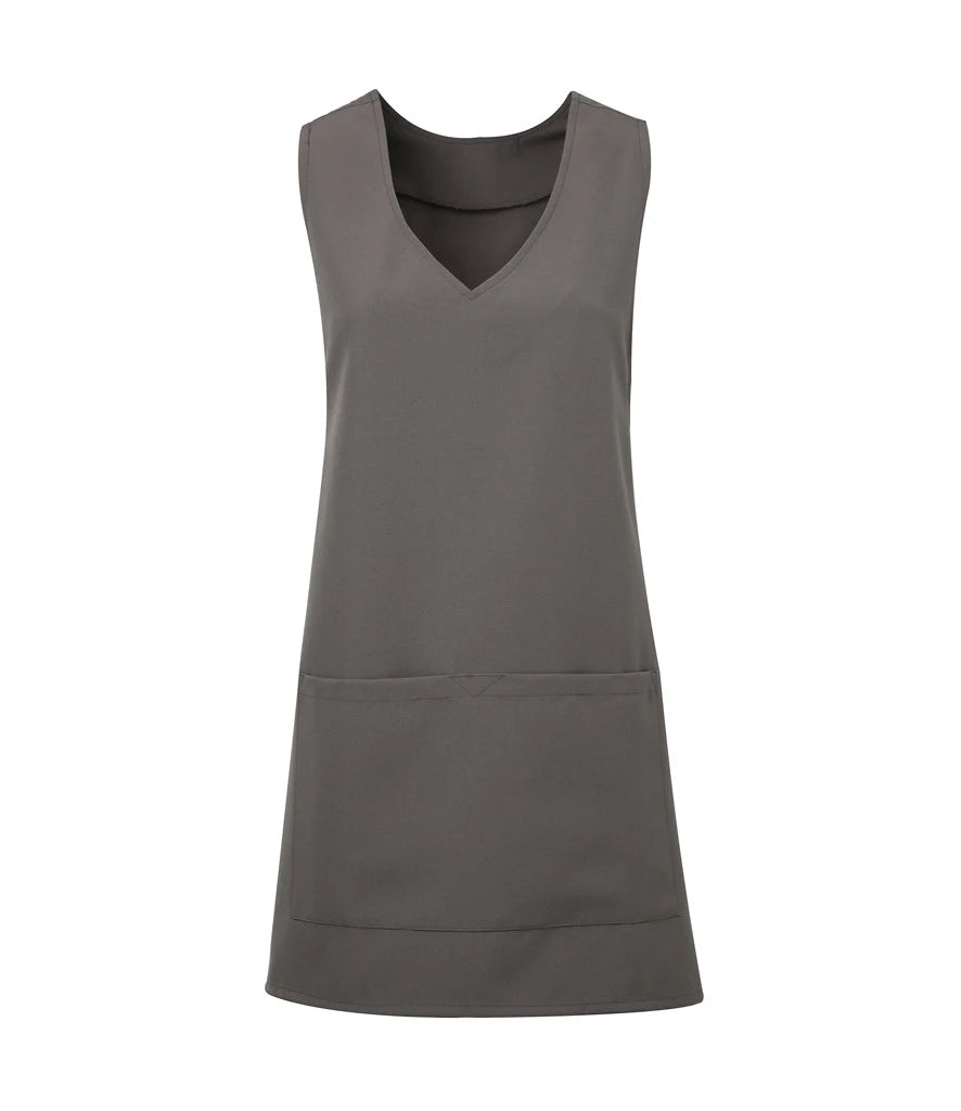 Premier Wrap Around Tunic Apron — Dark Grey