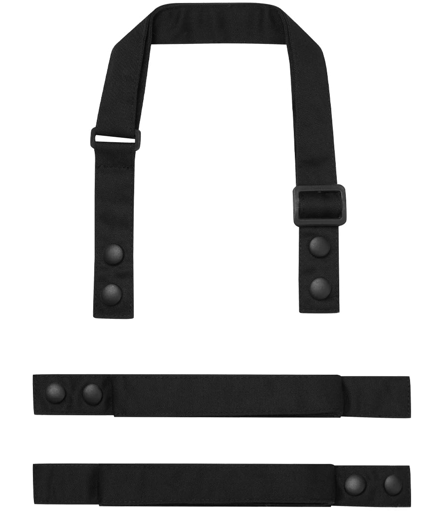 Premier Swap and Pop Customisable Apron Straps — Black