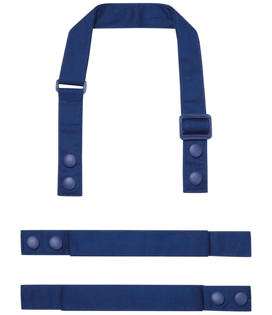 Premier Swap and Pop Customisable Apron Straps — Royal Blue